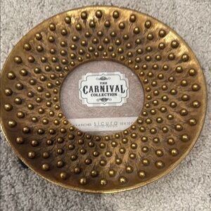 Gold Decorative picture frame from The Carnival Collection
